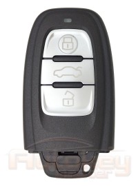 Smart key Audi A4, A5, A6, A7, A8, Q5 | 2008-2018 | 4G0959754F | PCF 7945AC | Keyless GO | 433MHz Europe | 3 buttons | Original