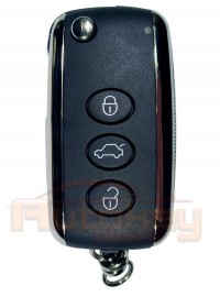 Выкидной ключ Бентли Континенталь GT, Континенталь Flying Spur (Bentley Continental GT, Continental Flying Spur) | 2002-2013 | PCF 7942/44 | Keyless Go | HU66 | 433MHz Европа | 3 кнопки