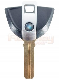 Motorcycle key BMW R, S, K, F, C | 2013-2022 | BW9 | with chip space | black