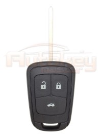 Ключ Шевроле Круз, Кобальт, Авео (Chevrolet Cruze, Cobalt, Aveo) | 2009-2020 | HITAG Extended | HU100 | 433MHz Европа | 3 кнопки | Оригинал
