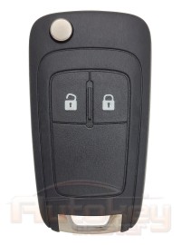 Flip key Chevrolet Orlando, Cruze Hatchback, Trailblazer | 2009-2016 | HITAG Extended | HU100 | 434MHz Europe | 2 buttons