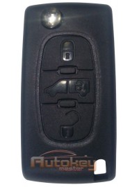 Flip key Citroen Berlingo | 2009-2019 | PCF 7961 | VA2 | 433MHz FSK Europe | 3 buttons | Original