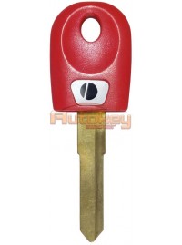 Key motorcycle Ducati | 2001-2021 | KW17 | with chip space | red