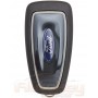 Flip key shell Ford Focus 3, Mondeo 4, C-MAX | 2010-2016 | HU101 | 3 buttons