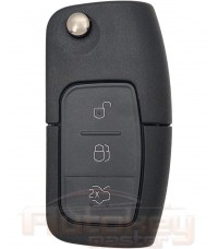 Flip key Ford Focus, Mondeo, Galaxy, C-MAX, Fiesta | 2006-2012 | HU101 | 4D63x80 | 433MHz Europe | 3 buttons | Focus 2 style