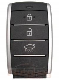 Smart key Genesis G80 | 10.2016-01.2020 | SVI-HFGE03 | HITAG 3 | 433MHz Europe | 3 buttons | Original