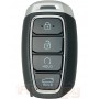 Смарт ключ Хендай Елантра (Hyundai Elantra) | 06.2020-2023 | ATMEL AES 6A | MBEC4FOB2004 | 433MHz Европа | 4 кнопки | автозапуск | Оригинал