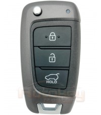 Flip key Hyundai I30 | 2016-2022 | OKA-450T | 4D60x80 | 433MHz Europe | 3 buttons | Original