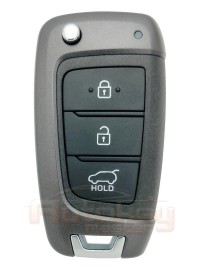 Flip key Hyundai Santa Fe | 01.2018-2022 | RKE-4F39 | HITAG3 | 433MHz Europe | 3 buttons | Original