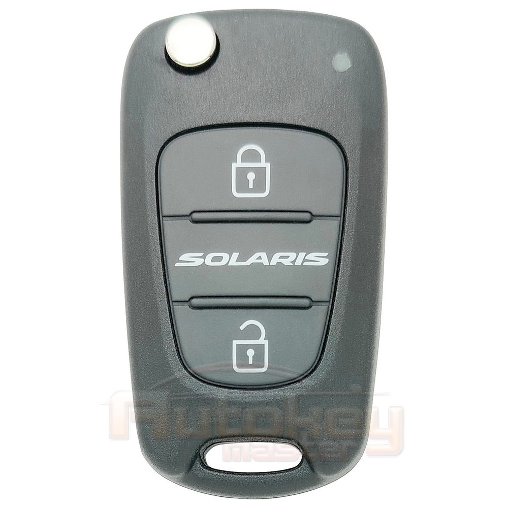 Выкидной ключ Хендай Солярис (Hyundai Solaris) | 03.2011-05.2014 | RKE-4A01 | PCF7936 | 433MHz Европа | 2 кнопки | Оригинал