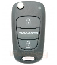 Выкидной ключ Хендай Солярис (Hyundai Solaris) | 03.2011-05.2014 | RKE-4A01 | PCF7936 | 433MHz Европа | 2 кнопки | Оригинал