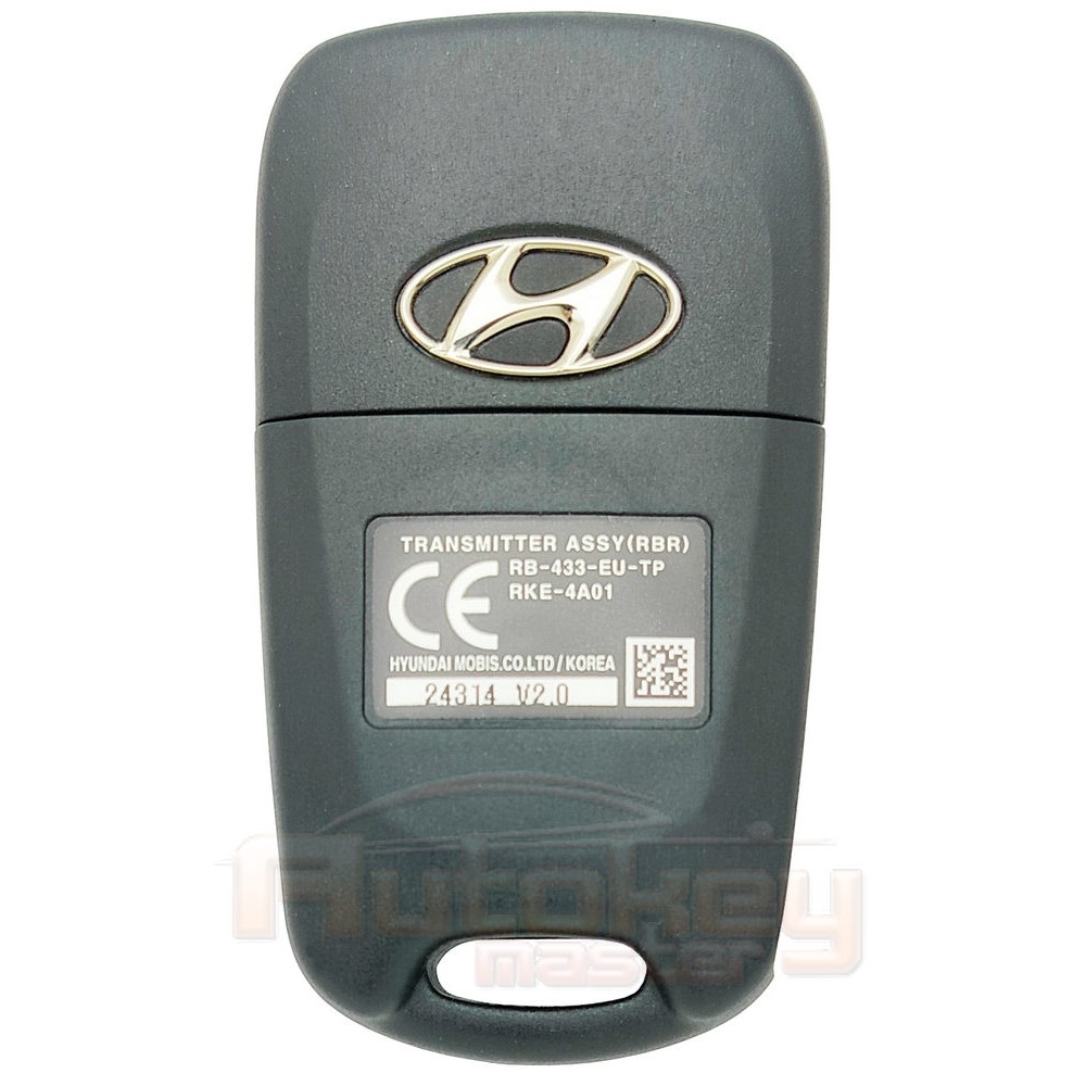 Flip key Hyundai Solaris | 03.2011-05.2014 | RKE-4A01 | PCF7936 | 433MHz Europe | 2 buttons | Original