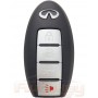Smart key Infiniti G | 12.2006-12.2008 | 5WK49671 | 433MHz Europe | 4 buttons | Original