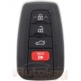 Universal smart key Keydiy | TB36-4 | TB PROX | toyota style | 4 buttons | horn | Original