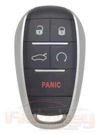 Universal smart key Keydiy | ZB16-5 | ZB PROX | alfa romeo style | 5 buttons | autostart | Original