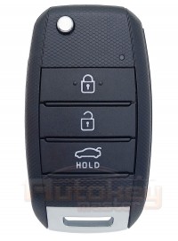 Flip key Kia Cerato, Forte, K3 | 31.10.2012-20.07.2018 | OKA-870T (YD-TP) | 4d60x80 | 433MHz Europe | 3 buttons | Original