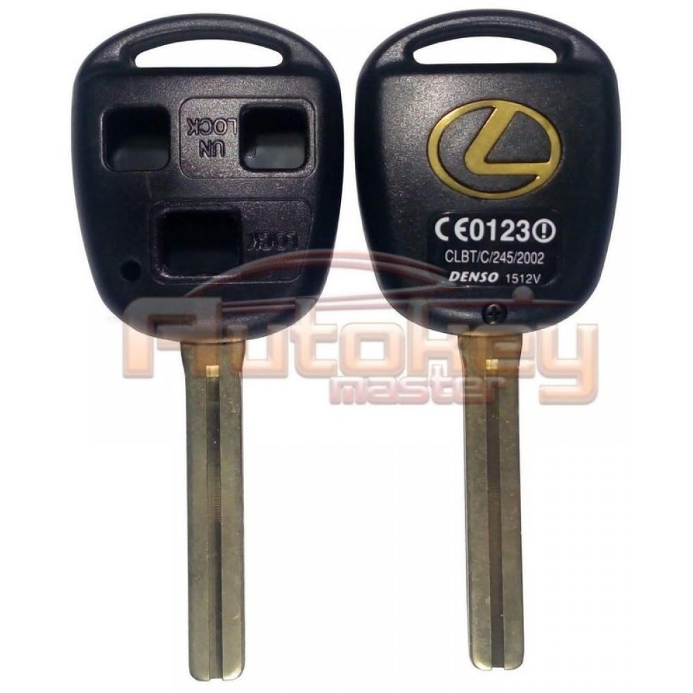 Корпус ключа Лексус LX, RX (Lexus LX, RX) | 1998-2008 | TOY40 (TOY48/46mm) | 3 кнопки