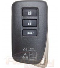 Смарт ключ Лексус NX, LX, RC F (Lexus NX, LX, RC F) | 2014-2021 | MDL BG1EW | 433MHz Европа | 3 кнопки | Оригинал