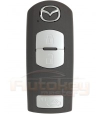 Смарт ключ Мазда 6, CX-5 (Mazda 6, CX-5) | 2011-2020 | MR11337 | SKE13E-02 | HITAG PRO | 434MHz Европа | 3 кнопки | Оригинал