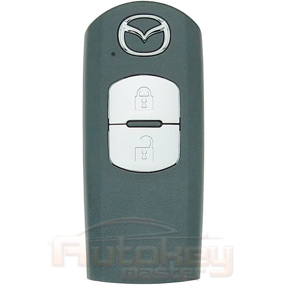 Смарт ключ Мазда 2, 3, 6, СХ-5 (Mazda 2, 3, 6, CX-5) | 2011-2020 | SKE13E-01 | HITAG PRO | 433MHz Европа | 2 кнопки | Оригинал