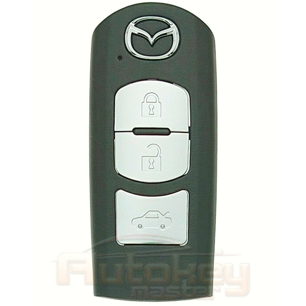 Смарт ключ Мазда 3, 6 (Mazda 3, 6) | 2012-2019 | SKE13E-01 | HITAG PRO | 433MHz Европа | 3 кнопки | Оригинал