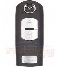 Смарт ключ Мазда 3, CX-3, CX-5, CX-9 (Mazda 3, CX-3, CX-5, CX-9) | 2015-2020 | SKE13D-01 | PCF7953 | 315MHz Америка | 3 кнопки | Оригинал