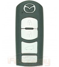 Smart key Mazda CX-9 | 2010-2017 | SKE11B-04 | 433MHz Europe | 4 buttons | Original