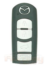 Смарт ключ Мазда CX-5, CX-9 (Mazda CX-5, CX-9) | 2017-2020 | SKE13E-01 | HITAG PRO | сигнализация | 434MHz Европа | 4 кнопки | Оригинал