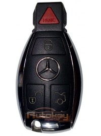Смарт ключ Мерседес (Mercedes) | 1997-2015 | FBS3 | ROM08 | 21DF | KeylessGo | 315MHz Америка | 4 кнопки | Оригинал