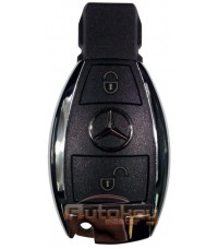 Smart key Mercedes W204, W209, W211 etc | 1997-2015 | "chrome fish" | FBS3 | Recording via IR port | 433MHz Europe | 2 buttons
