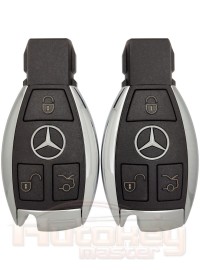 Смарт ключ Мерседес (Mercedes) | 1997-2015 | A2049050604 | FBS3 | ROM 79 | пара 04FC и 0CF4 | 433MHz Европа | 3 кнопки | Оригинал