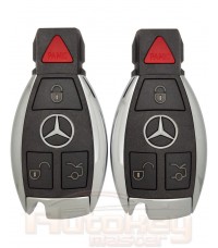 Смарт ключ Мерседес (Mercedes) | 1997-2015 | A2049056002 | FBS3 | ROM 78 | пара 04FC и 0CF4 | 315MHz Америка | 4 кнопки | Оригинал