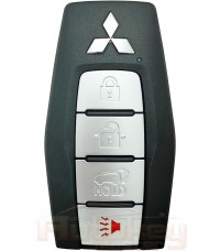 Smart key Mitsubishi Outlander | 02.2021-2024 | S180145500 | KR5MTXN1 | HITAG AES | 433.92MHz America | 4 buttons | Original