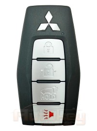 Smart key Mitsubishi Outlander | 02.2021-2024 | S180145500 | KR5MTXN1 | HITAG AES | 433.92MHz America | 4 buttons | Original
