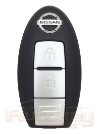 Smart key Nissan Juke, Micra, Cube, Patrol, Note, Leaf, NV200 | 07.2010-2019 | TWB1G662 | PCF7952 | 433MHz Europe | 2 buttons | Original