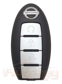 Смарт ключ Ниссан Мурано (Nissan Murano) | 06.2016-2022 | S180144307 | HITAG AES | 434MHz Европа | 4 кнопки | автозапуск | багажник | Оригинал