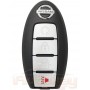 Smart key Nissan Qashqai, X-Trail | 2019-2022 | S180144109 | HITAG AES | cars with "START-STOP" button | 434MHz Europe | 4 buttons | autostart | Original