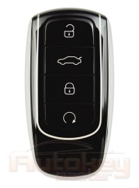 Smart key Omoda C5, S5 | 2023-2024 | HITAG 3 | 434MHz Europe | 4 buttons | autostart | Omoda logo | Original