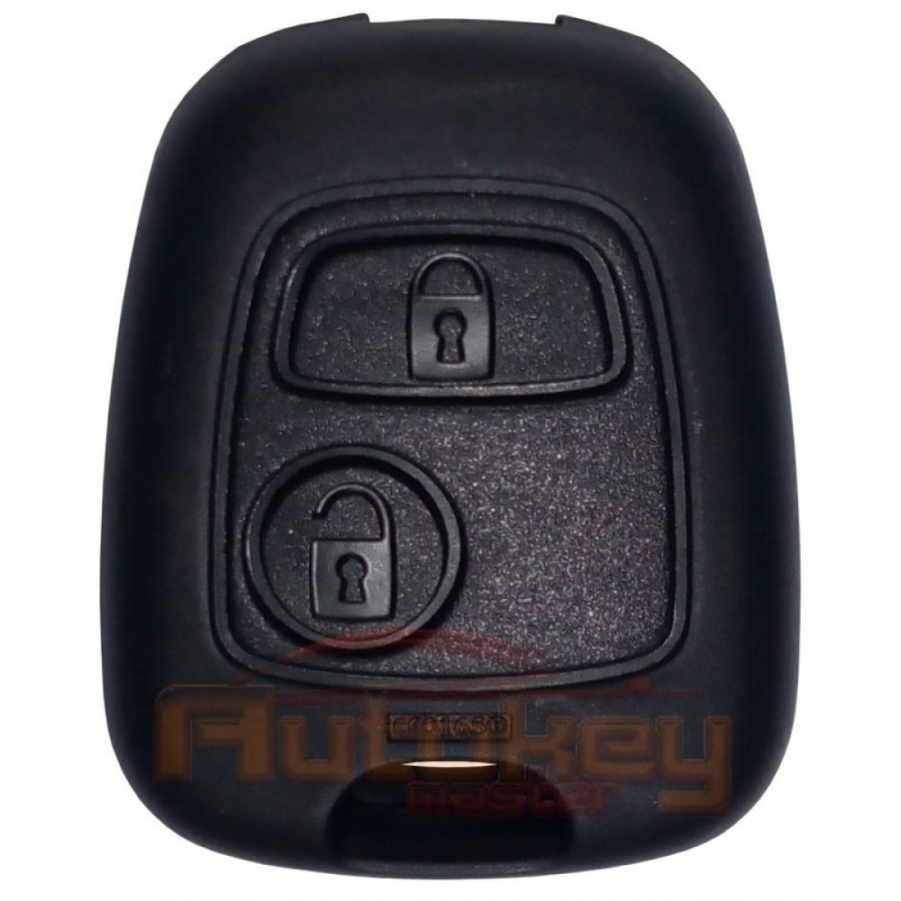 Ключ Пежо 406 (Peugeot 406) | 1999-2005 | PCF7936 | 433MHz ASK Европа | 2 кнопки | Оригинал