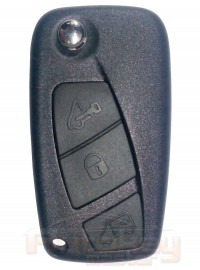Выкидной ключ Пежо Боксер (Peugeot Boxer) | 2003-2011 | ID48 | SIP22 | 433MHz Европа | 3 кнопки | Оригинал