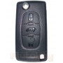 Flip key Peugeot Partner, Partner Tepee | 2008-2021 | 187313 Delphi | PCF7941 | VA2 | 433MHz FSK Europe | 3 buttons | Original