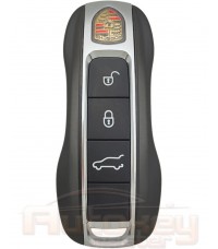 Smart key shell Porsche Cayenne, Panamera, Macan | 2017- | 3 buttons