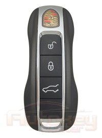 Smart key shell Porsche Cayenne, Panamera, Macan | 2017- | 3 buttons