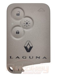 Ключ карта Рено Лагуна II, Велсатис (Renault Laguna II, Velsatis) | 2001-2007 | Keyless Go | PCF7936 | 433MHz Европа | 3 кнопки | Оригинал