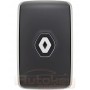 Smart key card Renault Arkana, Espace 5, Megane 4, Kaptur, Kadjar, Kangoo, Koleos, Talisman | 2015-2024 | HITAG AES | black cover | silver frame | 434MHz Europe | 4 buttons | light | Original