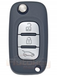 Выкидной ключ Рено Меган 3, Флюенс (Renault Megane III, Fluence) | 2009-2017 | PCF7961 | VA2 | 433MHz Европа | 3 кнопки | Оригинал
