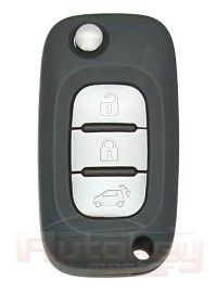 Flip key Smart Fortwo (W453) | 2014-2020 | HITAG AES | VA2 | 434MHz Europe | 3 buttons | Original