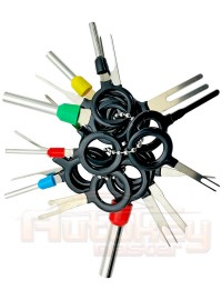 Tools for removing terminals from connectors | set of 26 pcs