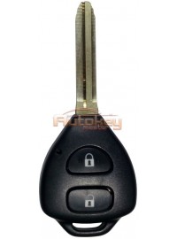 Корпус ключа Тойота Королла, Рав 4, Аурис и др. модели (Toyota Rav 4, Corolla, Auris etc.) | 2005-2011 | TOY43 | 2 кнопки