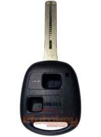 Корпус ключа Лексус LX, RX (Lexus LX, RX) | 2002-2008 | TOY48 | 2 кнопки | Оригинал